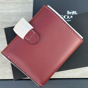 Coach Red 1941 Tri-fold Wallet